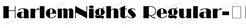 HarlemNights Regular字体转换